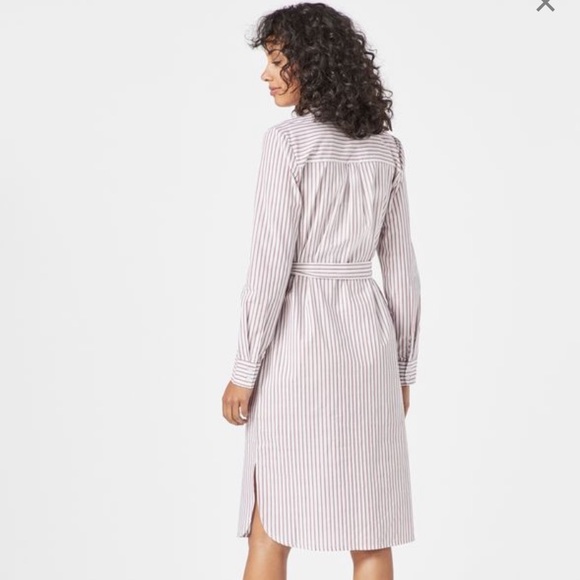 NWT Poplin Midi Shirt Dress - S - Picture 2 of 4